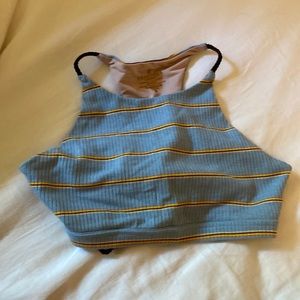 honeycut high neck sports bra (very light support)